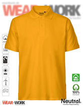Organic Polo gelb